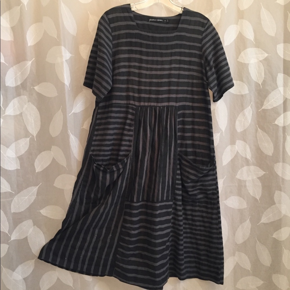 Gudrun Sjoden striped cotton dress